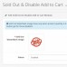 Sold out & Disable add to cart