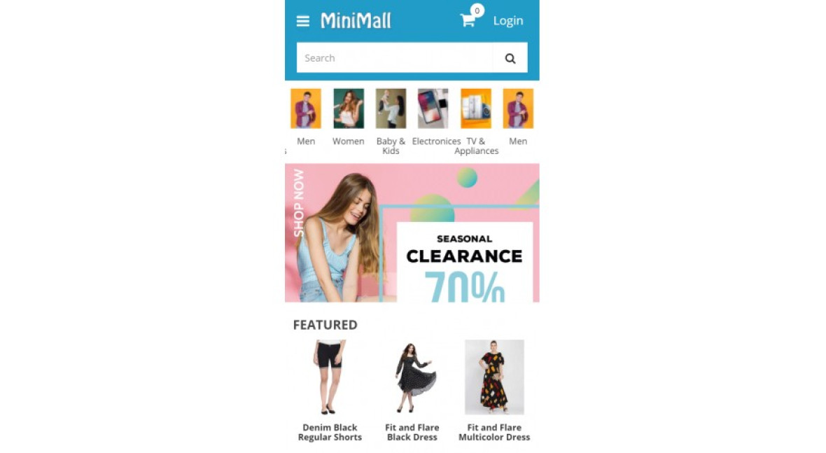 MiniMall Mobile Theme